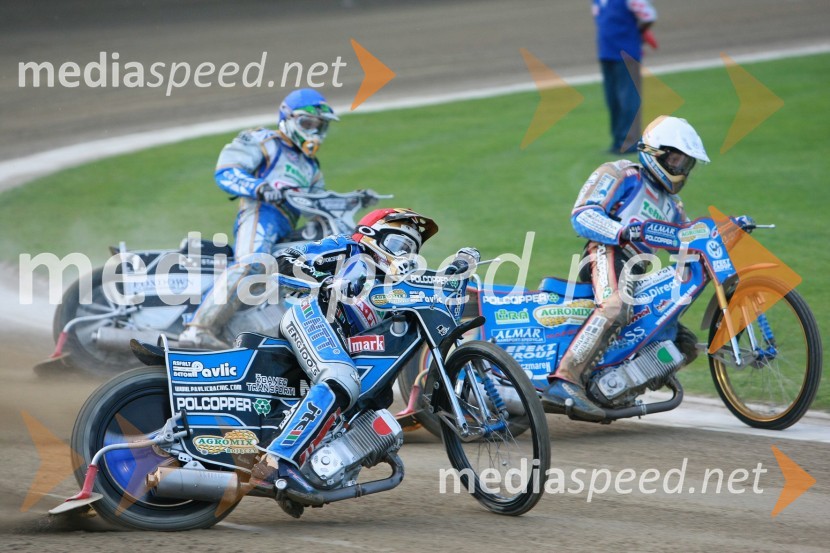 Jurica Pavlic, Hrvaška, Krzysztof Kasprzak, Poljska in Lewis Bridger, Velika BritanijaSPEEDWAY, kvalifikacije za SGP 2010, QR 5