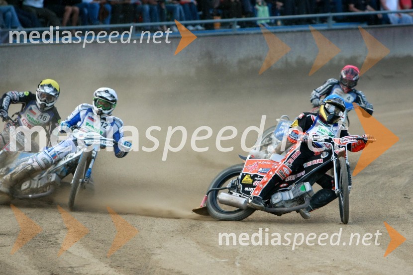 Adrian Rymel, Češka, Matej Žagar, Slovenija, Matej Ferjan, Madžarska in Marko Vlah, HrvaškaSPEEDWAY, kvalifikacije za SGP 2010, QR 5