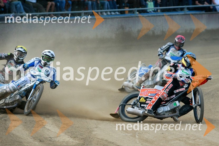 Adrian Rymel, Češka, Matej Žagar, Slovenija, Matej Ferjan, Madžarska in Marko Vlah, HrvaškaSPEEDWAY, kvalifikacije za SGP 2010, QR 5