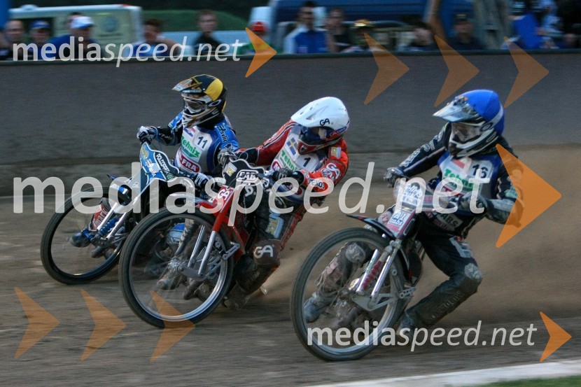 Jurica Pavlic, Hrvaška, David Ruud, Švedska in Adrian Rymel, ČeškaSPEEDWAY, kvalifikacije za SGP 2010, QR 5