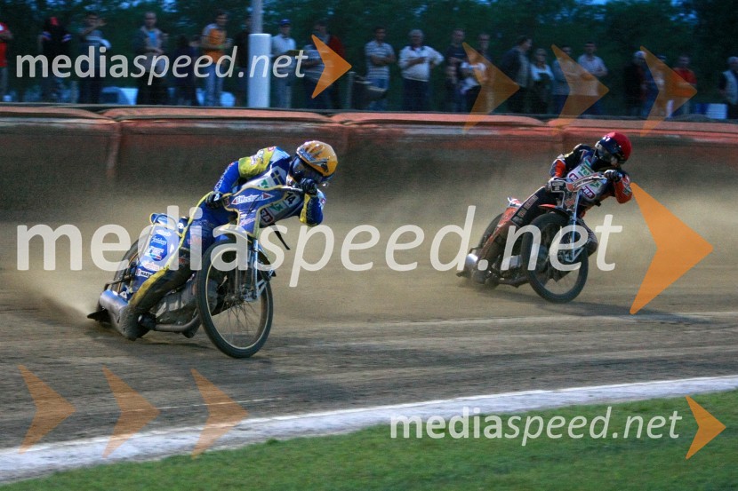 Jonas Davidsson, Švedska in Matej Ferjan, MadžarskaSPEEDWAY, kvalifikacije za SGP 2010, QR 5