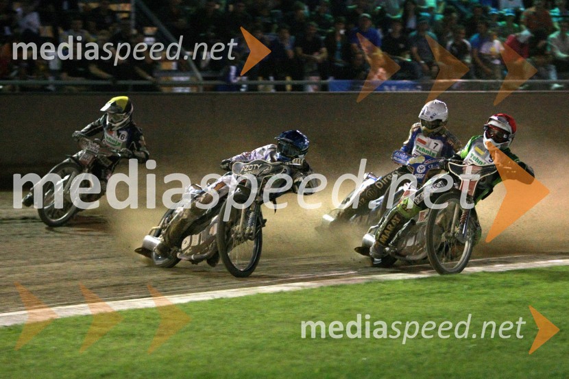 Adrian Rymel, Češka, Janusz Kolodziej, Poljska, Krzysztof Kasprzak, Poljska in Andriy Karpov, UkrajinaSPEEDWAY, kvalifikacije za SGP 2010, QR 5