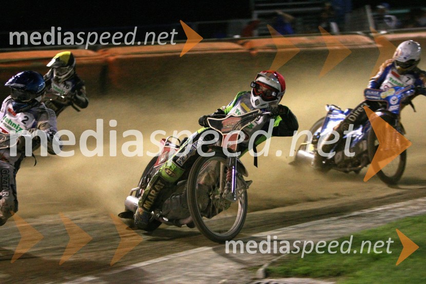 Adrian Rymel, Češka, Janusz Kolodziej, Poljska, Andriy Karpov, Ukrajina in Krzysztof Kasprzak, PoljskaSPEEDWAY, kvalifikacije za SGP 2010, QR 5