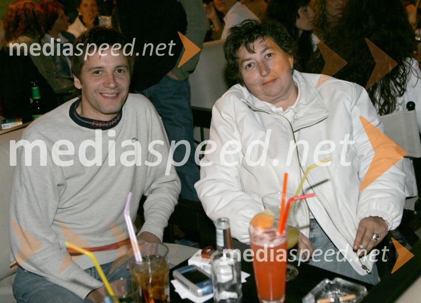 Stipe Jerič, voditelj ter urednik na televiziji Rts in Dragica Petrovič, režiserka in producentkaNiagara Maribor 5 let