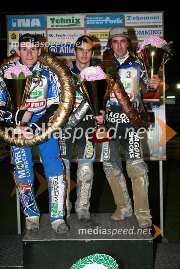 Piotr Swiderski, Poljska, Jurica Pavlic, Hrvaška in Chris Holder, AvstralijaSPEEDWAY, kvalifikacije za SGP 2010, QR 5