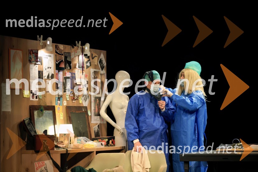  Borut  Veselko, igralec;  Domen Valič, igralecŽivljenje v teatru, premiera, Mestno gledališče Ptuj