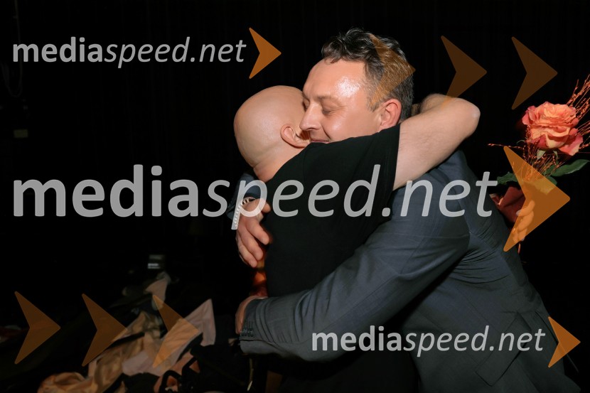  Branko  Rožman, avtor glasbe in korepetitor;  Peter Srpčič, direktor, Mestno gledališče PtujŽivljenje v teatru, premiera, Mestno gledališče Ptuj