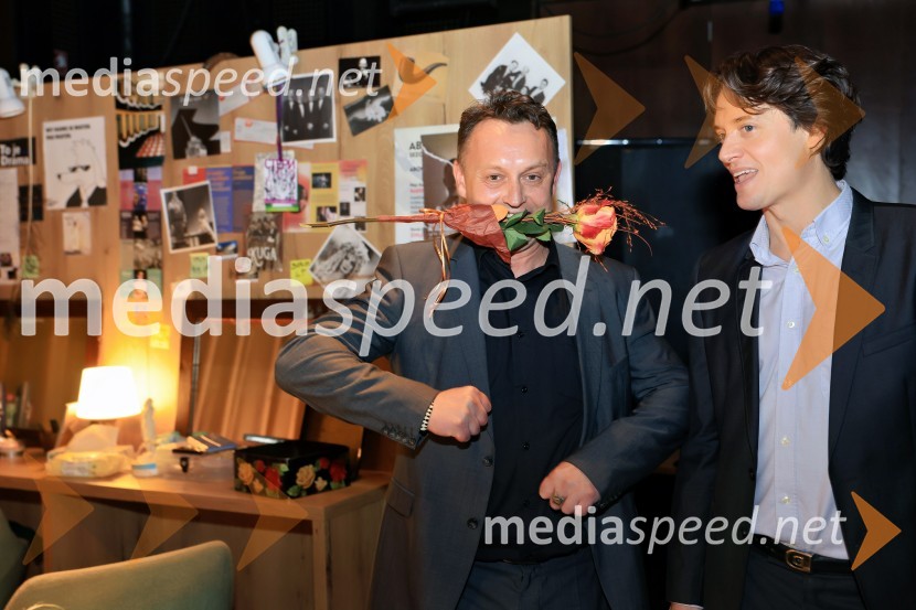  Peter Srpčič, direktor, Mestno gledališče Ptuj;  Domen Valič, igralecŽivljenje v teatru, premiera, Mestno gledališče Ptuj