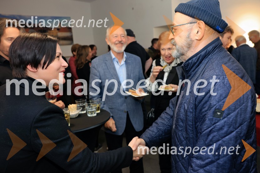  Nuška Drašček, pevka;  Vlado Novak, igralecŽivljenje v teatru, premiera, Mestno gledališče Ptuj