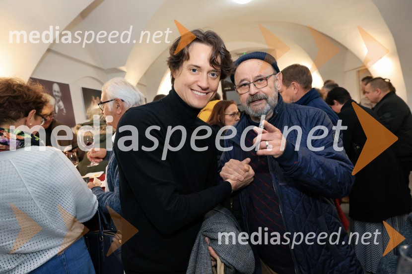  Domen Valič, igralec;  Vlado Novak, igralecŽivljenje v teatru, premiera, Mestno gledališče Ptuj