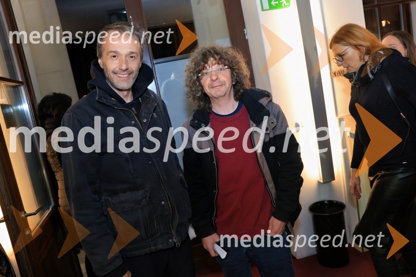  Slavko Škvorc, producent;  Matjaž Latin, režiser in igralecŽivljenje v teatru, premiera, Mestno gledališče Ptuj