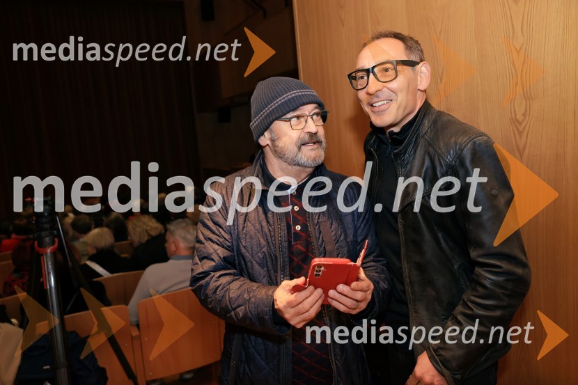  Vlado Novak, igralec;  Tadej Toš, igralecŽivljenje v teatru, premiera, Mestno gledališče Ptuj