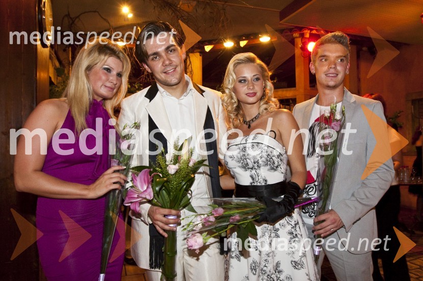 Skupina Tangels (Kataya Ajster, Aleš Vovk - Raay, Marjetka Jurkovnik in Mitja Šinkovec)Premiera videospota: Life goes up, skupine Tangels