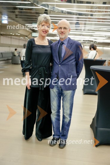  Vesna Jurca Tadel, ravnateljica SNG Drama Ljubljana;  Boštjan TadelSimfonični orkester iz Antwerpna, koncert v Cankarjevem domu