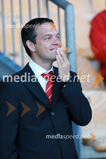 Nenad Protega, direktor NK InterblockNogometna tekma, Superpokal 2009, NK Maribor:NK Interblock