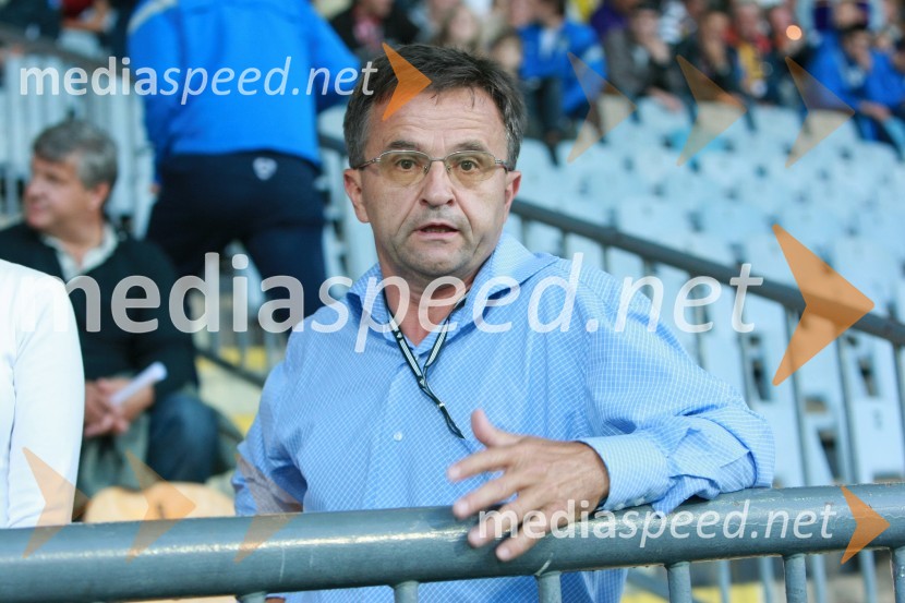 Andrej Zalar, vodja tekmovanja pri Združenju nogometnih klubov 1. slovenske nogometne ligeNogometna tekma, Superpokal 2009, NK Maribor:NK Interblock