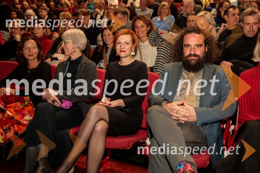 dr. Asta Vrečko, ministrica za kulturo;   Jure Novak, generalni direktor, Cankarjev domOdprtje 35. Ljubljanskega mednarodnega filmskega festivala Liffe