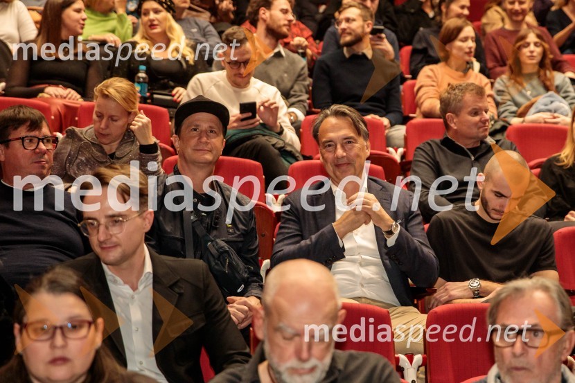  Mirko Vičentič Polič, skladatelj;  Tomislav Čizmić, predsednik poslovodstva družbe, Telemach Slovenija d.o.o.Odprtje 35. Ljubljanskega mednarodnega filmskega festivala Liffe