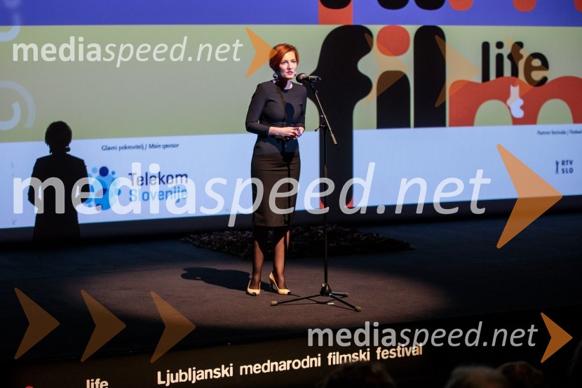 dr. Asta Vrečko, ministrica za kulturoOdprtje 35. Ljubljanskega mednarodnega filmskega festivala Liffe