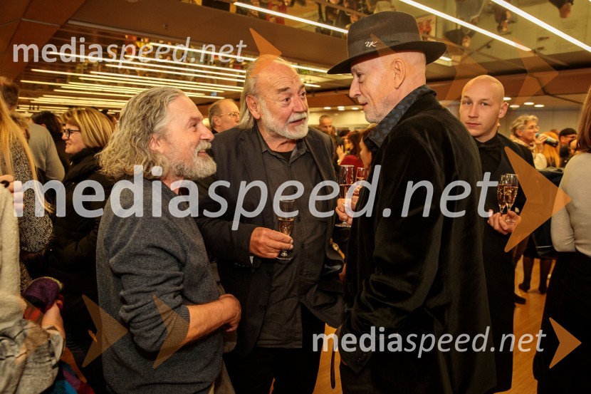  Miha Hočevar, režiser in scenarist;  Karpo Godina, režiser;  Vlado Kreslin, glasbenikOdprtje 35. Ljubljanskega mednarodnega filmskega festivala Liffe