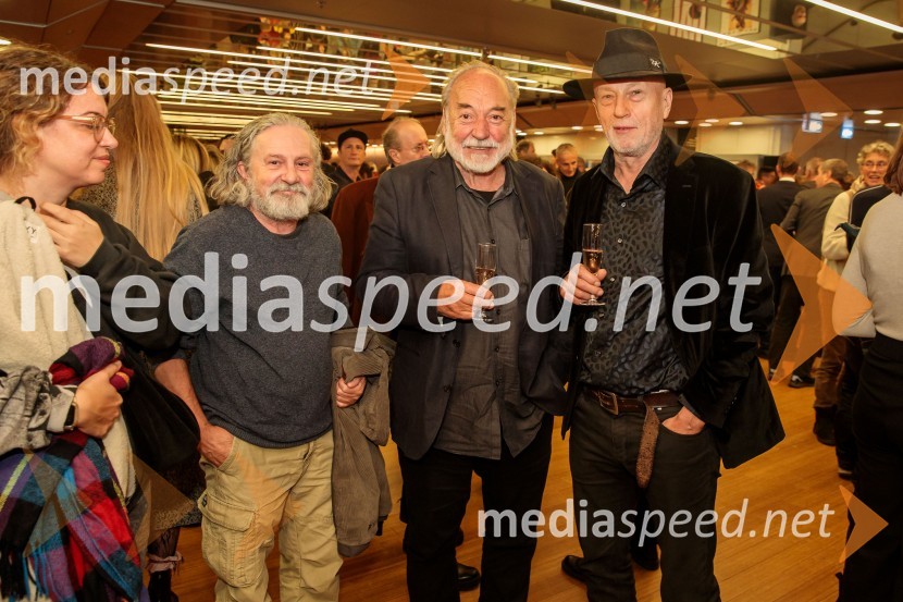  Miha Hočevar, režiser in scenarist;  Karpo Godina, režiser;  Vlado Kreslin, glasbenikOdprtje 35. Ljubljanskega mednarodnega filmskega festivala Liffe