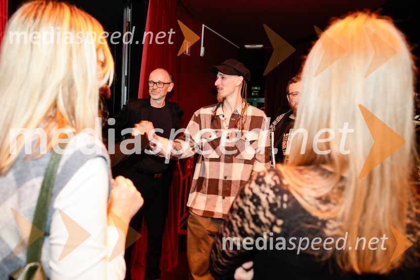  Lojze Krajnčan, dirigent Big Band RTV Slovenija;  Žigan Krajnčan, igralec, plesalec, koreografŽigan Krajnčan navdušil z orkestrom Big Band RTV Slovenija