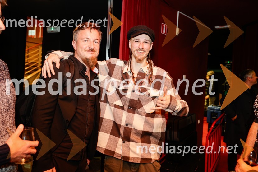  Tomaž Gajšt, trobentač;  Žigan Krajnčan, igralec, plesalec, koreografŽigan Krajnčan navdušil z orkestrom Big Band RTV Slovenija