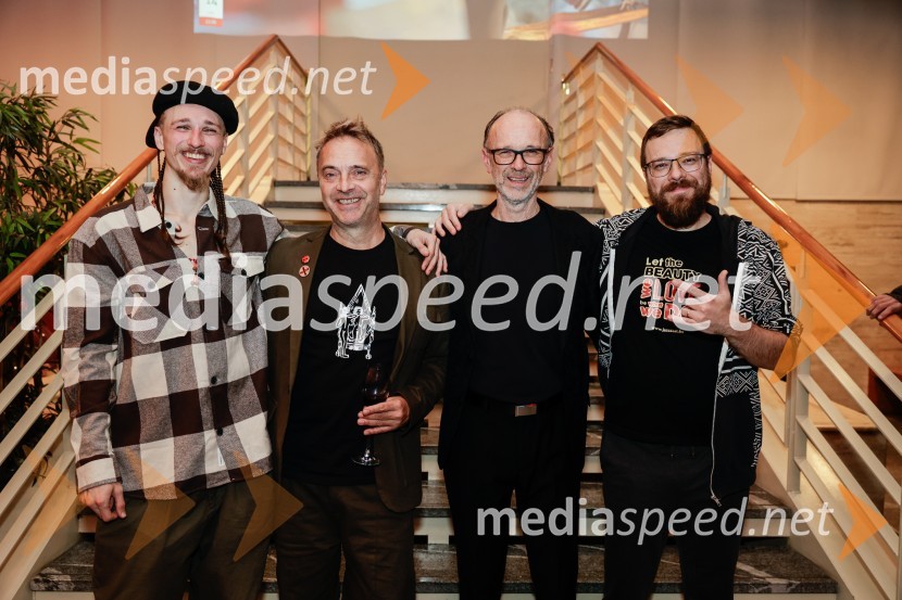  Žigan Krajnčan, igralec, plesalec, koreograf;  Rok Kajzer, novinar, Večer;  Kristijan Krajnčan, glasbenik;  Lojze  Krajnčan, dirigent Big Banda RTV Slovenija Žigan Krajnčan navdušil z orkestrom Big Band RTV Slovenija