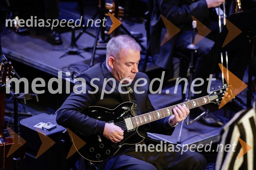  Primož Grašič, kitaristŽigan Krajnčan navdušil z orkestrom Big Band RTV Slovenija