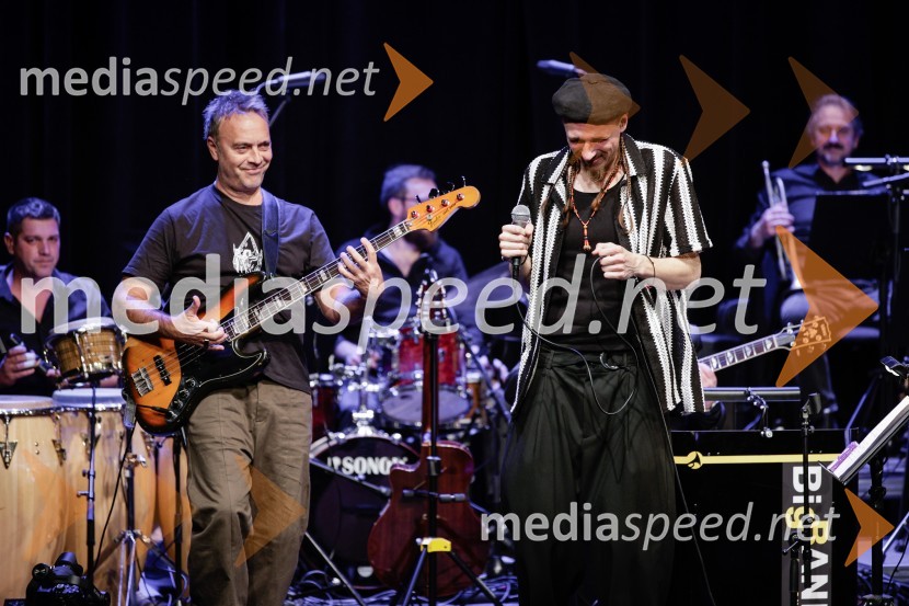  Jani Hace, glasbenik, Siddharta;  Žigan Krajnčan, igralec, plesalec, koreografŽigan Krajnčan navdušil z orkestrom Big Band RTV Slovenija