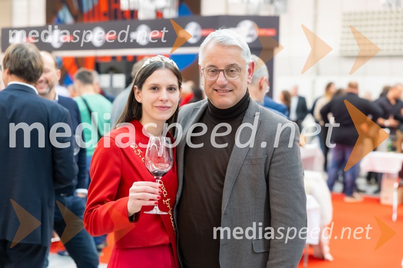  Blažka Ilovar, 25. cvičkova princesa;  Matjaž Han, minister za gospodarstvo, turizem in šport26. Slovenski festival vin