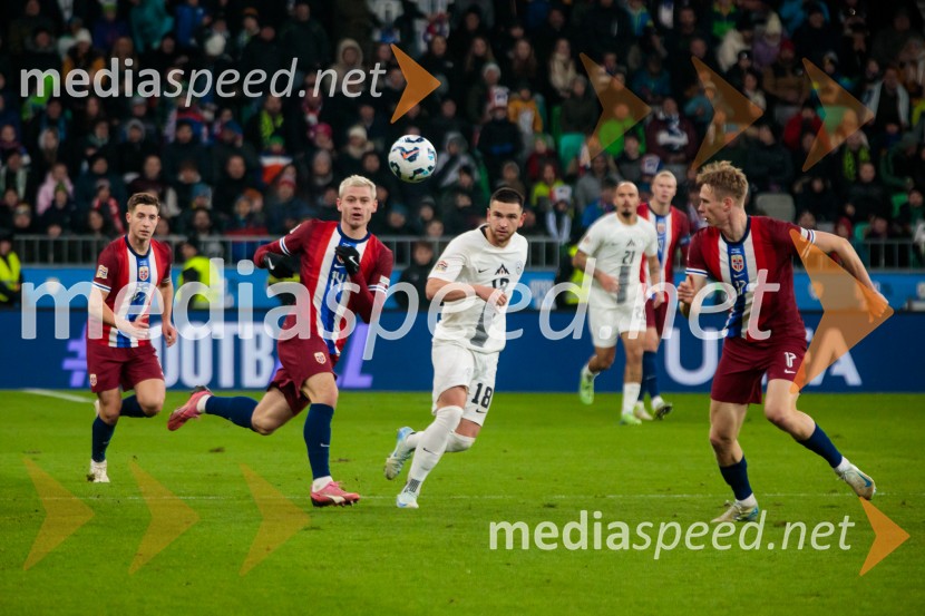 Slovenija - Norveška, Liga narodov nogomet