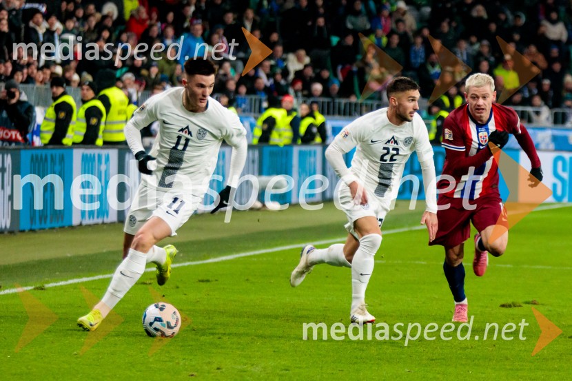 Slovenija - Norveška, Liga narodov nogomet