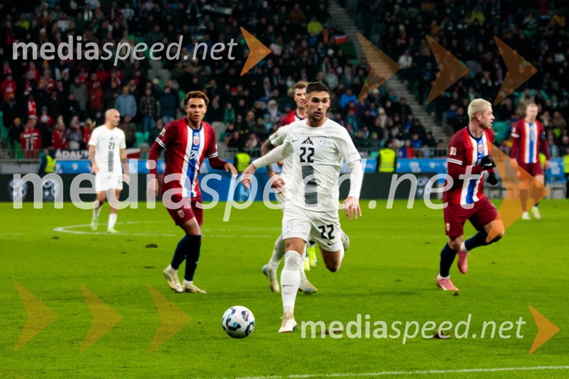 Slovenija - Norveška, Liga narodov nogomet