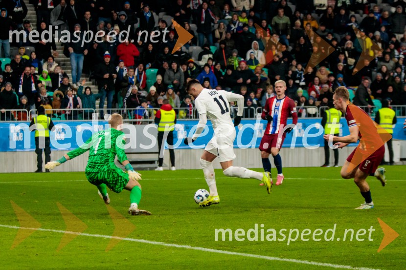 Slovenija - Norveška, Liga narodov nogomet