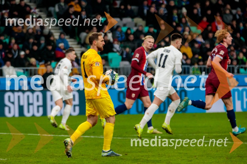 Slovenija - Norveška, Liga narodov nogomet