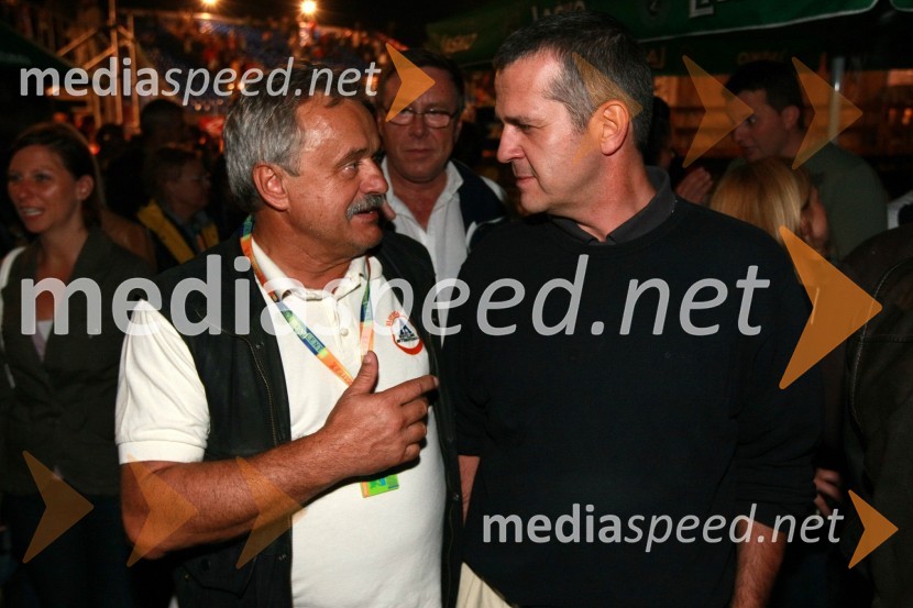 Marjan Krajnc, direktor Študentskega servisa Maribor in Uroš Skuhala, direktor časnika Večer  	Dogajanje na 17. Festivalu Lent 2009