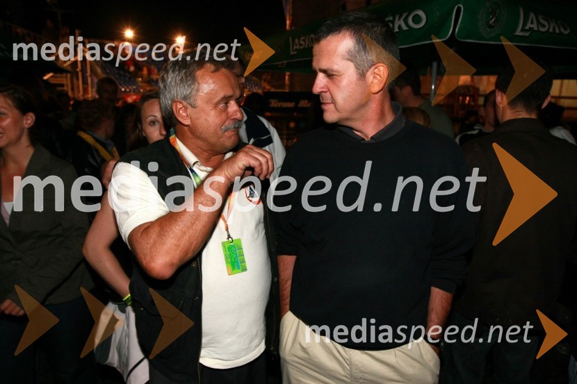 Marjan Krajnc, direktor Študentskega servisa Maribor in Uroš Skuhala, direktor časnika Večer  	Dogajanje na 17. Festivalu Lent 2009