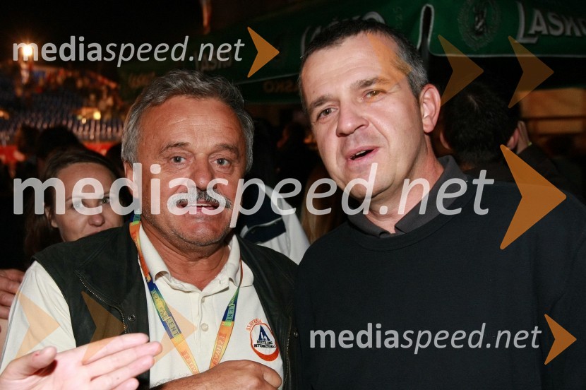 Marjan Krajnc, direktor Študentskega servisa Maribor in Uroš Skuhala, direktor časnika Večer  	Dogajanje na 17. Festivalu Lent 2009