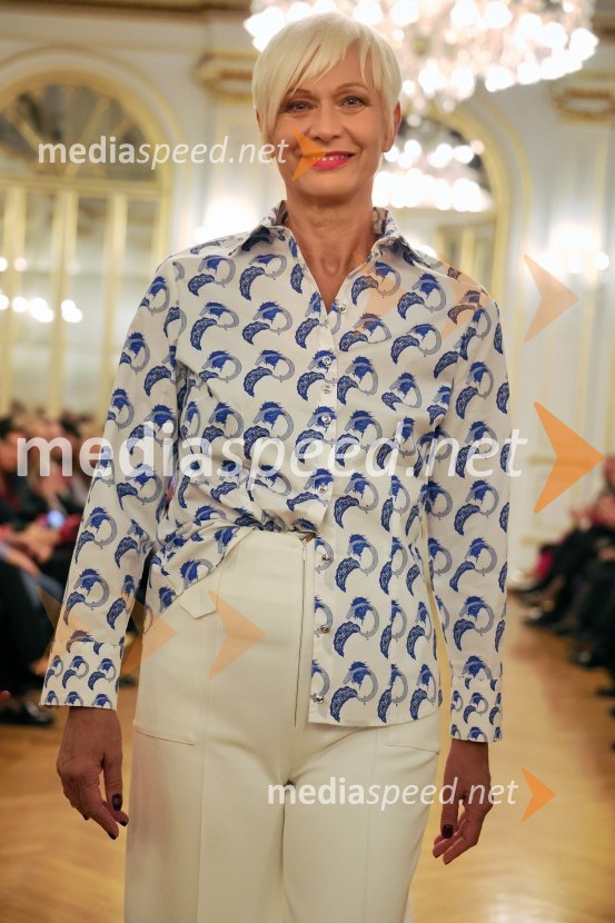 Humanitarna modna revija Roza oktober in moška moda