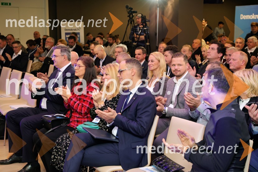  Anže Logar, predsednik stranke Demokrati, poslanec Državnega zbora Republike SlovenijeDemokrati, ustanovni kongres stranke Anžeta Logarja