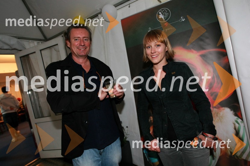 Vladimir Rukavina Gogo, direktor Narodnega doma Maribor in direktor Festivala Lent in hčerka TajaDogajanje na 17. Festivalu Lent 2009
