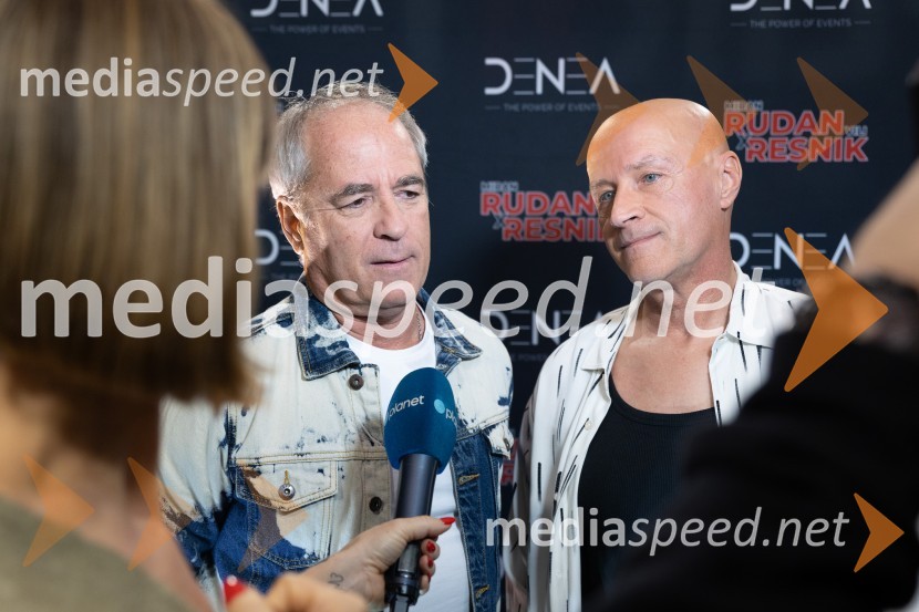  VIli Resnik, pevec;  Miran Rudan, pevecRudan in Resnik, prvi skupni koncert in 50 let hitov