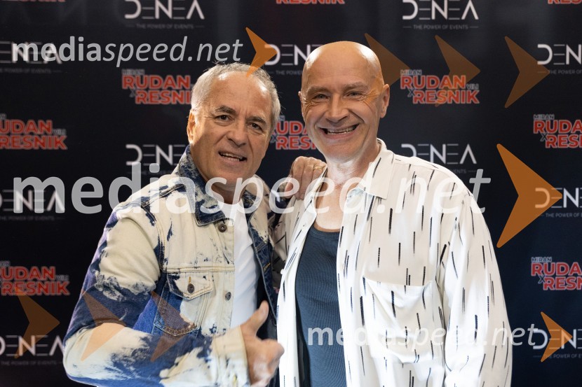  VIli Resnik, pevec;  Miran Rudan, pevecRudan in Resnik, prvi skupni koncert in 50 let hitov