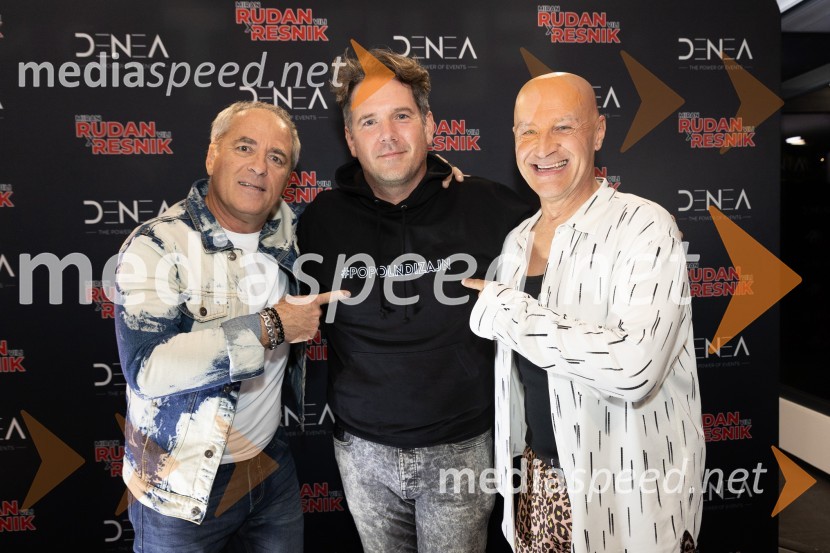  VIli Resnik, pevec;  Gregor Zalokar, TrickyDisco! PiArt;  Miran Rudan, pevecRudan in Resnik, prvi skupni koncert in 50 let hitov