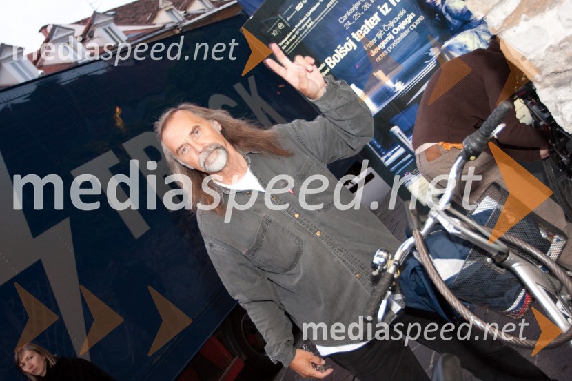 Dragan Bulič, glasbeni urednik Radia SlovenijaDavid Byrne, koncert