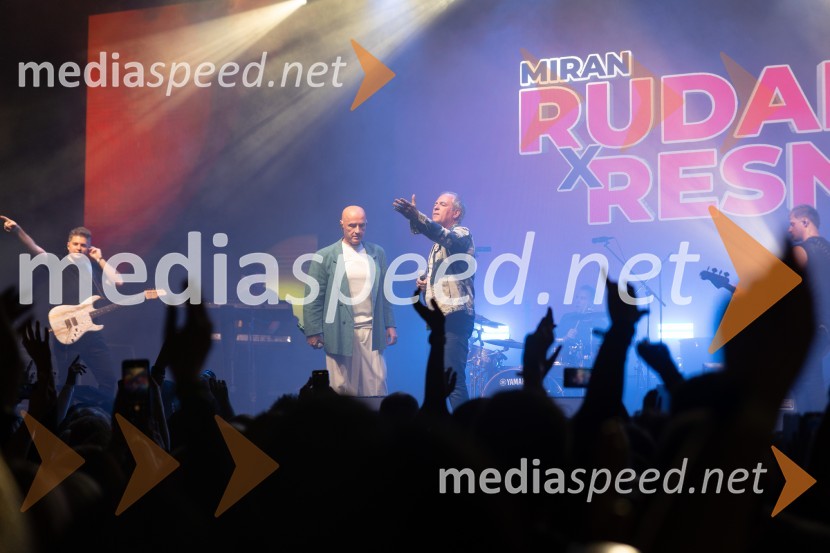  Miran Rudan, pevec;  VIli Resnik, pevecRudan in Resnik, prvi skupni koncert in 50 let hitov