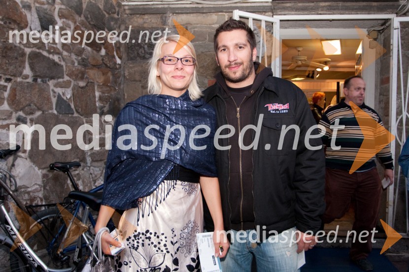 Boštjan Dermol, pevec skupine Nude s puncoDavid Byrne, koncert