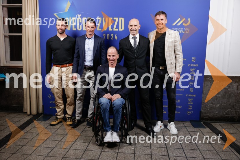  ... ;  ... ;  ... ;  Pavel Marđonović, predsednik kolesarske zveze Slovenija;  ... Večer zvezd: Kolesar leta 2024 je Tadej Pogačar