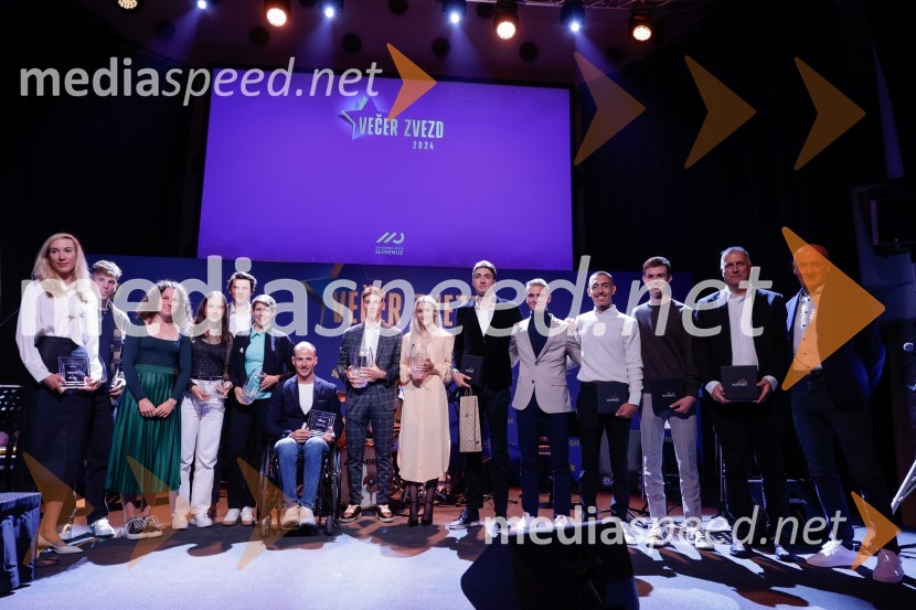 Večer zvezd: Kolesar leta 2024 je Tadej Pogačar